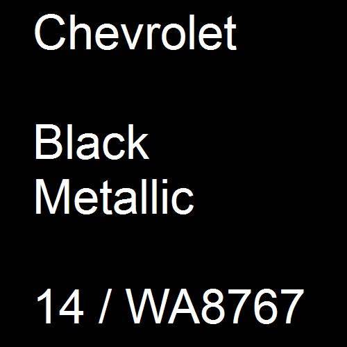 Chevrolet, Black Metallic, 14 / WA8767.